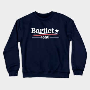 WEST WING President BARTLET 1998 President Bartlet For America Jed Bartlet White House Crewneck Sweatshirt